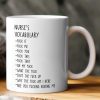 Funny Gift For Nurse - Nurse Vocabulary Custom Flattened Design - Personalized Mug Funny Gift For Nurse - Nurse Vocabulary Custom Flattened Design - Personalized Mug