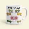 Funny Melon Coffee Mug - Personalized Gifts For Her Coffee Mug 01OHTI241125 Funny Melon Coffee Mug - Personalized Gifts For Her Coffee Mug 01OHTI241125