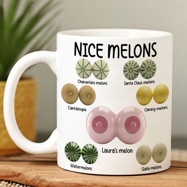 Funny Melon Coffee Mug - Personalized Gifts For Her Coffee Mug 01OHTI241125 Funny Melon Coffee Mug - Personalized Gifts For Her Coffee Mug 01OHTI241125