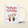 Funny Mother And Daughter 07HUDT280323 Personalized Coffee Mug, Gift For Mama Funny Mother And Daughter 07HUDT280323 Personalized Coffee Mug, Gift For Mama