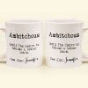 Funny Mug - Ambitchous - Fun Gifts For Coworker, Friends, Boss - Personalized Mug
