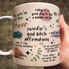 Funny Mug - Bad B*Tch Affirmations - For Coworkers, Friends, Self Gift - Personalized Mug Funny Mug - Bad B*Tch Affirmations - For Coworkers, Friends, Self Gift - Personalized Mug