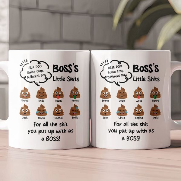 Funny Mug - Boss's Little Sh!t - Funny Bulk Gifts, Exchange Gift For Boss - Personalized Mug Funny Mug - Boss's Little Sh!t - Funny Bulk Gifts, Exchange Gift For Boss - Personalized Mug