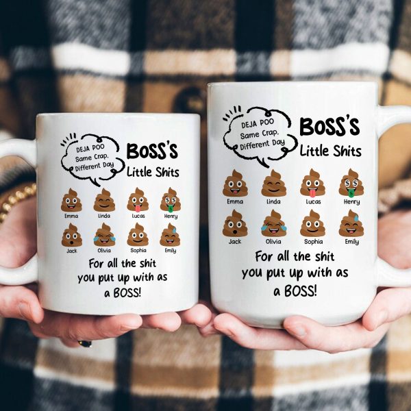 Funny Mug - Boss's Little Sh!t - Funny Bulk Gifts, Exchange Gift For Boss - Personalized Mug Funny Mug - Boss's Little Sh!t - Funny Bulk Gifts, Exchange Gift For Boss - Personalized Mug