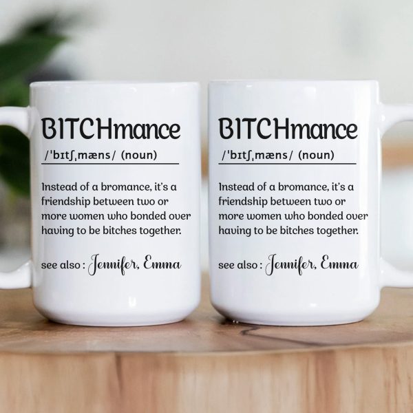 Funny Mug - B!tchmance - Exchange Gifts, Elephant Gift For Friends - Personalized Mug Funny Mug - B!tchmance - Exchange Gifts, Elephant Gift For Friends - Personalized Mug
