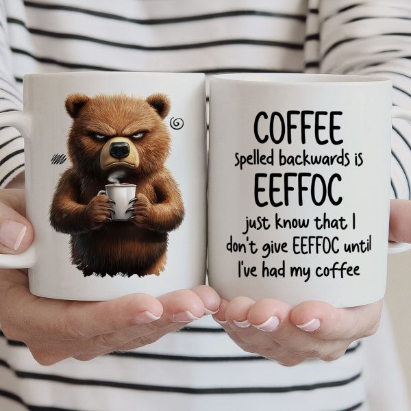 Funny Mug - Coffee Spelled Backwards Is Eeffoc - Fun Gifts For Coworkers, Friends, Family - Personalized Mug Funny Mug - Coffee Spelled Backwards Is Eeffoc - Fun Gifts For Coworkers, Friends, Family - Personalized Mug