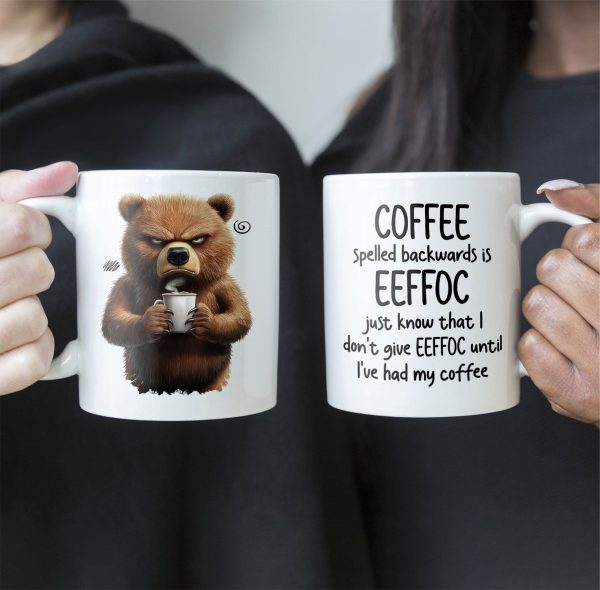 Funny Mug - Coffee Spelled Backwards Is Eeffoc - Fun Gifts For Coworkers, Friends, Family - Personalized Mug Funny Mug - Coffee Spelled Backwards Is Eeffoc - Fun Gifts For Coworkers, Friends, Family - Personalized Mug