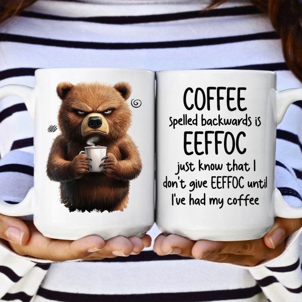 Funny Mug - Coffee Spelled Backwards Is Eeffoc - Fun Gifts For Coworkers, Friends, Family - Personalized Mug Funny Mug - Coffee Spelled Backwards Is Eeffoc - Fun Gifts For Coworkers, Friends, Family - Personalized Mug