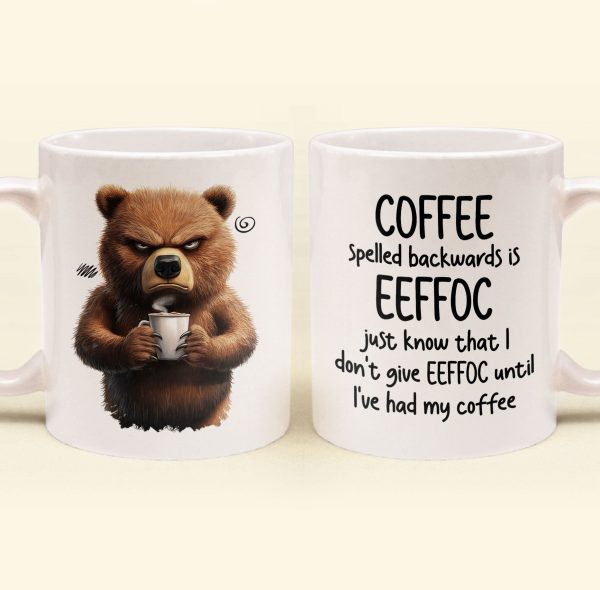 Funny Mug - Coffee Spelled Backwards Is Eeffoc - Fun Gifts For Coworkers, Friends, Family - Personalized Mug Funny Mug - Coffee Spelled Backwards Is Eeffoc - Fun Gifts For Coworkers, Friends, Family - Personalized Mug