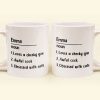 Funny Mug - Custom Name & Definition - Fun Gifts For Coworkers, Friends, Family - Personalized Mug Funny Mug - Custom Name & Definition - Fun Gifts For Coworkers, Friends, Family - Personalized Mug