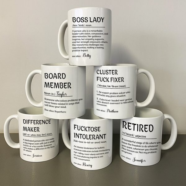 Funny Mug - Definitions - Exchange Gifts For Coworkers, Boss, Boss Lady, HR, Friends - Personalized Mug Funny Mug - Definitions - Exchange Gifts For Coworkers, Boss, Boss Lady, HR, Friends - Personalized Mug
