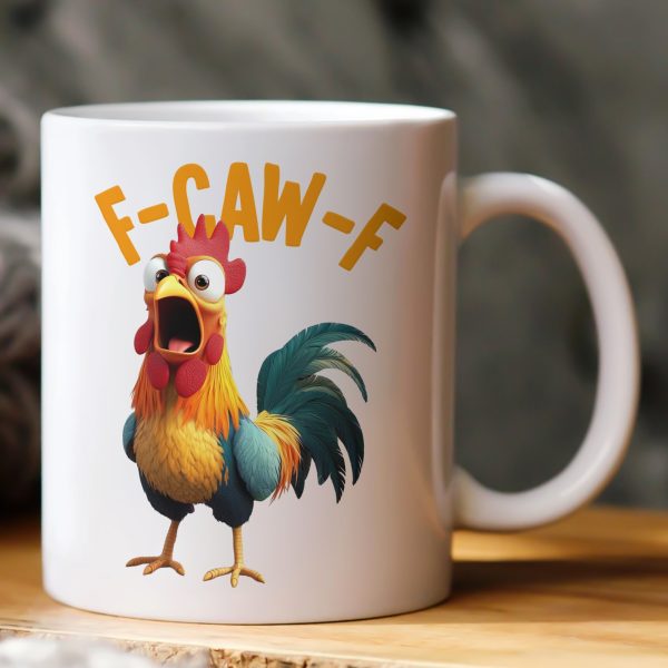 Funny Mug - Humorous Crow F-Caw-F - For Coworkers, Friends Chicken Ver 2 - Mug Funny Mug - Humorous Crow F-Caw-F - For Coworkers, Friends Chicken Ver 2 - Mug