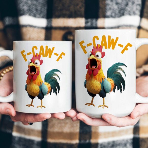 Funny Mug - Humorous Crow F-Caw-F - For Coworkers, Friends Chicken Ver 2 - Mug Funny Mug - Humorous Crow F-Caw-F - For Coworkers, Friends Chicken Ver 2 - Mug