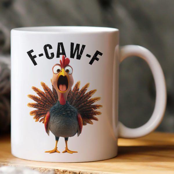 Funny Mug - Humorous Crow F-Caw-F - For Coworkers, Friends Turkey - Mug Funny Mug - Humorous Crow F-Caw-F - For Coworkers, Friends Turkey - Mug