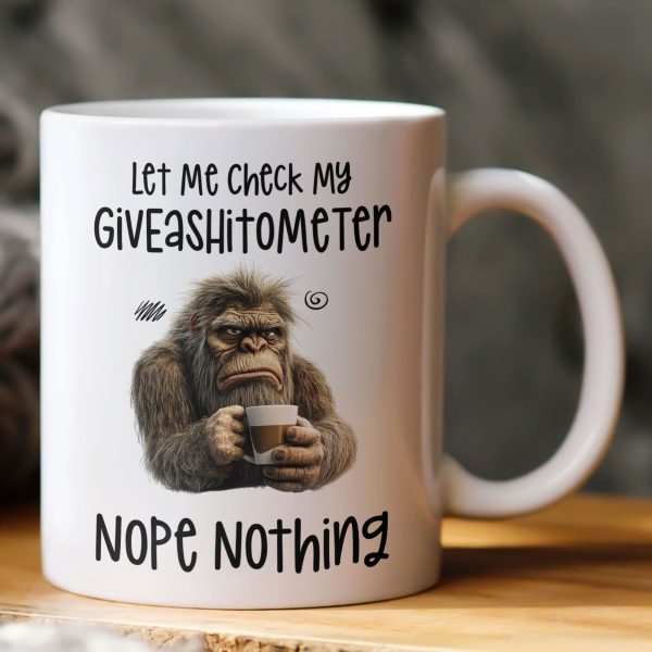 Funny Mug - Let Me Check My Giveashitometer Nope Nothing - Exchange Gift, Gag Gifts For Coworkers - Mug Funny Mug - Let Me Check My Giveashitometer Nope Nothing - Exchange Gift, Gag Gifts For Coworkers - Mug