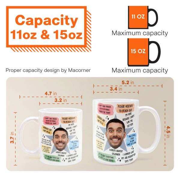 Funny Mug - Sarcastic Office Quotes - Fun Gifts For Coworker, Friends, Boss - Personalized Photo Mug Funny Mug - Sarcastic Office Quotes - Fun Gifts For Coworker, Friends, Boss - Personalized Photo Mug