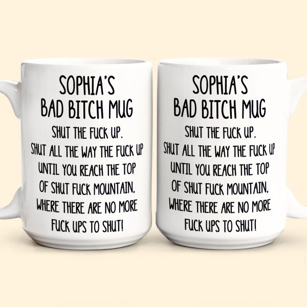 Funny Mug - Shut The F*Ck Up Swear Mug - For Coworker, Boss, Friend - Personalized Mug Funny Mug - Shut The F*Ck Up Swear Mug - For Coworker, Boss, Friend - Personalized Mug