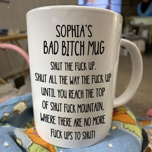 Funny Mug - Shut The F*Ck Up Swear Mug - For Coworker, Boss, Friend - Personalized Mug Funny Mug - Shut The F*Ck Up Swear Mug - For Coworker, Boss, Friend - Personalized Mug