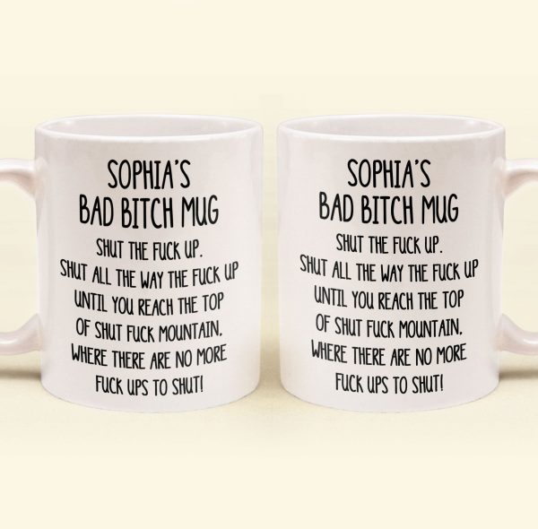 Funny Mug - Shut The F*Ck Up Swear Mug - For Coworker, Boss, Friend - Personalized Mug Funny Mug - Shut The F*Ck Up Swear Mug - For Coworker, Boss, Friend - Personalized Mug