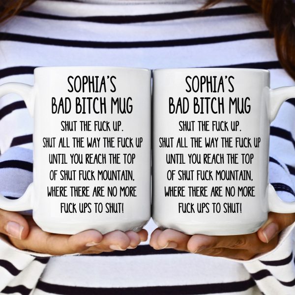 Funny Mug - Shut The F*Ck Up Swear Mug - For Coworker, Boss, Friend - Personalized Mug Funny Mug - Shut The F*Ck Up Swear Mug - For Coworker, Boss, Friend - Personalized Mug