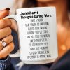Funny Mug - Thoughts During Work - For Me Gift, Gifts For Coworkers, Boss - Personalized Mug Funny Mug - Thoughts During Work - For Me Gift, Gifts For Coworkers, Boss - Personalized Mug