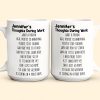 Funny Mug - Thoughts During Work - For Me Gift, Gifts For Coworkers, Boss - Personalized Mug Funny Mug - Thoughts During Work - For Me Gift, Gifts For Coworkers, Boss - Personalized Mug