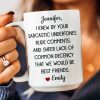 Funny Mug For Friends - I Knew By Your Sarcastic Undertones - Personalized Mug Funny Mug For Friends - I Knew By Your Sarcastic Undertones - Personalized Mug