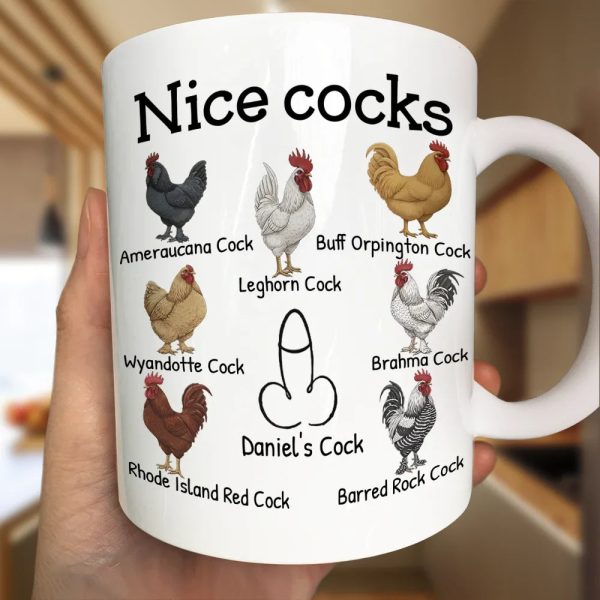 Funny Mug Nice Cocks - Personalized Mug Funny Mug Nice Cocks - Personalized Mug