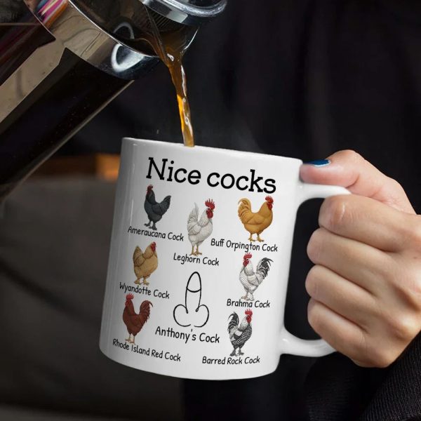 Funny Mug Nice Cocks - Personalized Mug Funny Mug Nice Cocks - Personalized Mug