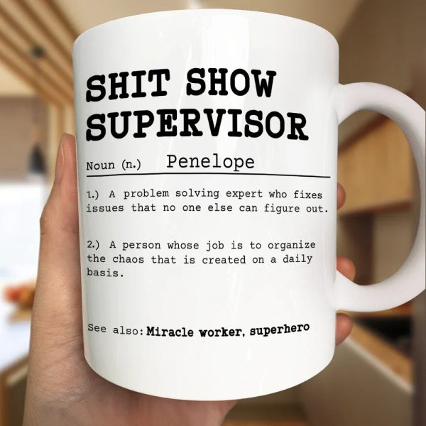 Funny Mug Supervisor Boss - Personalized Mug Funny Mug Supervisor Boss - Personalized Mug