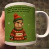 Funny Otter Christmas White Elephant Gift Exchange - Personalized Mug - Office Humor, Secret Santa Funny Otter Christmas White Elephant Gift Exchange - Personalized Mug - Office Humor, Secret Santa