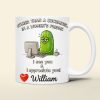 Funny Pickle Office Mug Personalized Gifts For Coworkers 04KIDT211125