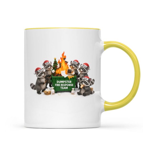 Funny Raccoon Dumpster on Fire Response Team - Personalized Mug - Funny Holiday Gift for Coworkers Funny Raccoon Dumpster on Fire Response Team - Personalized Mug - Funny Holiday Gift for Coworkers