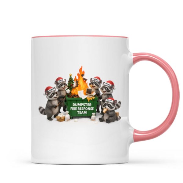 Funny Raccoon Dumpster on Fire Response Team - Personalized Mug - Funny Holiday Gift for Coworkers Funny Raccoon Dumpster on Fire Response Team - Personalized Mug - Funny Holiday Gift for Coworkers
