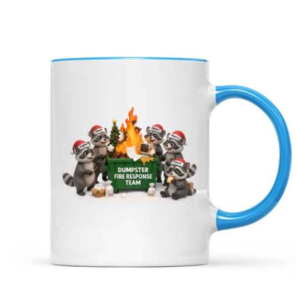 Funny Raccoon Dumpster on Fire Response Team - Personalized Mug - Funny Holiday Gift for Coworkers Funny Raccoon Dumpster on Fire Response Team - Personalized Mug - Funny Holiday Gift for Coworkers