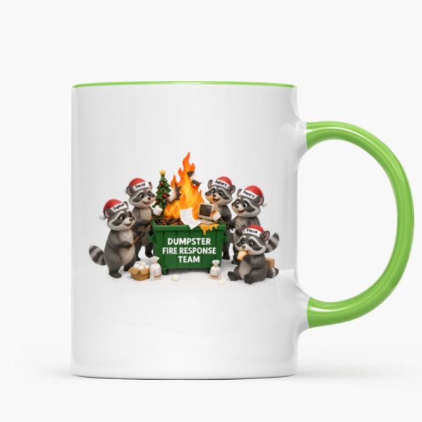 Funny Raccoon Dumpster on Fire Response Team - Personalized Mug - Funny Holiday Gift for Coworkers Funny Raccoon Dumpster on Fire Response Team - Personalized Mug - Funny Holiday Gift for Coworkers