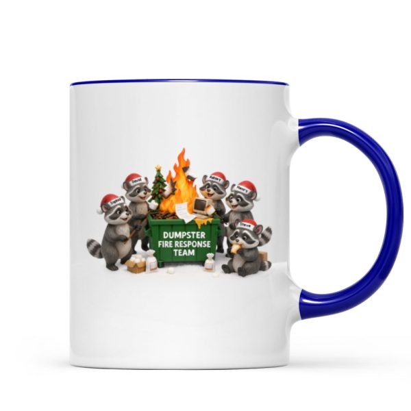 Funny Raccoon Dumpster on Fire Response Team - Personalized Mug - Funny Holiday Gift for Coworkers Funny Raccoon Dumpster on Fire Response Team - Personalized Mug - Funny Holiday Gift for Coworkers