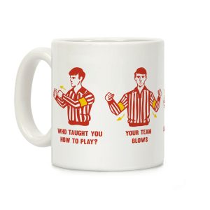 Funny Referee Hand Signals Coffee Mug