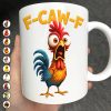 Funny Rooster Mug, Colorful Cartoon Art for Morning Coffee & Office Laughs, a unique gift for Coworkers and Friends Funny Rooster Mug, Colorful Cartoon Art for Morning Coffee & Office Laughs, a unique gift for Coworkers and Friends