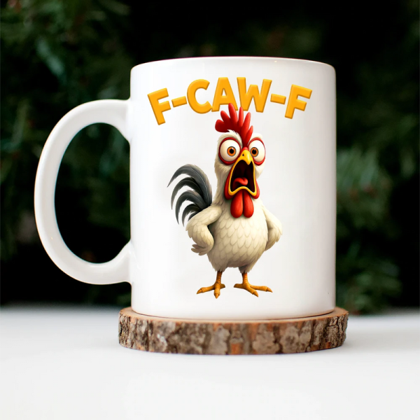 Funny Rooster Mug, Colorful Cartoon Art for Morning Coffee & Office Laughs, a unique gift for Coworkers and Friends Funny Rooster Mug, Colorful Cartoon Art for Morning Coffee & Office Laughs, a unique gift for Coworkers and Friends