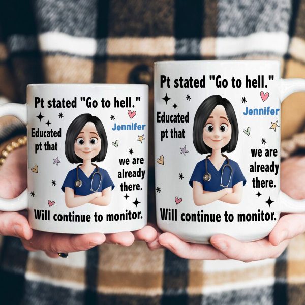 Funny Sarcastic Nursing - Personalized Mug Funny Sarcastic Nursing - Personalized Mug