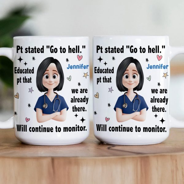 Funny Sarcastic Nursing - Personalized Mug Funny Sarcastic Nursing - Personalized Mug