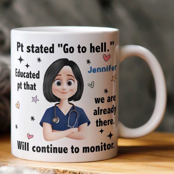 Funny Sarcastic Nursing - Personalized Mug Funny Sarcastic Nursing - Personalized Mug