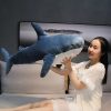 Funny Shark Plush Toy - Cozy Sleeping Pillow for Kids & Fun Decor Funny Shark Plush Toy - Cozy Sleeping Pillow for Kids & Fun Decor