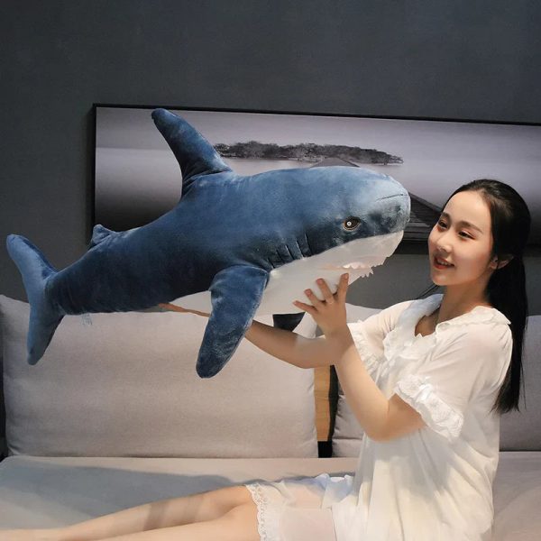 Funny Shark Plush Toy - Cozy Sleeping Pillow for Kids & Fun Decor Funny Shark Plush Toy - Cozy Sleeping Pillow for Kids & Fun Decor