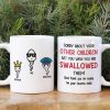 Funny Sperm Mom Personalized Gifts Sorry About Your Other Children White Mug Funny Sperm Mom Personalized Gifts Sorry About Your Other Children White Mug