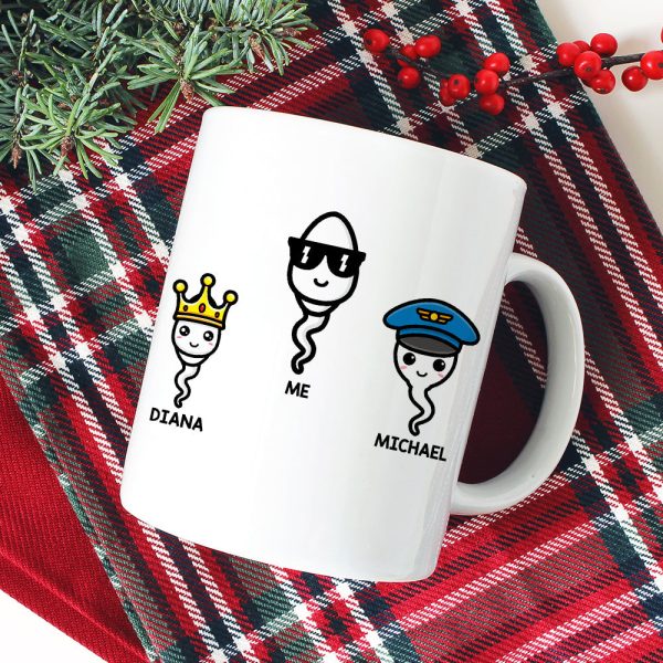 Funny Sperm Mom Personalized Gifts Sorry About Your Other Children White Mug Funny Sperm Mom Personalized Gifts Sorry About Your Other Children White Mug