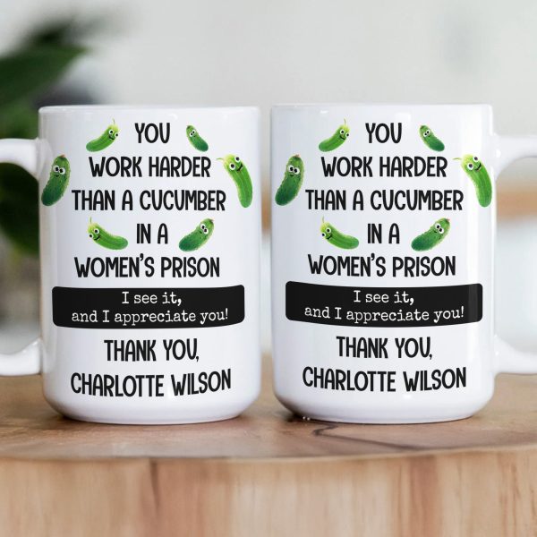 Funny Thank You Gift For Team, Employee, Mentee, Coworkers - Gag Gift - Personalized Mug Funny Thank You Gift For Team, Employee, Mentee, Coworkers - Gag Gift - Personalized Mug