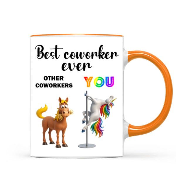 Funny Unicorn Coworker - Personalized Mug - Christmas Gift for Coworker, White Elephant Funny Unicorn Coworker - Personalized Mug - Christmas Gift for Coworker, White Elephant