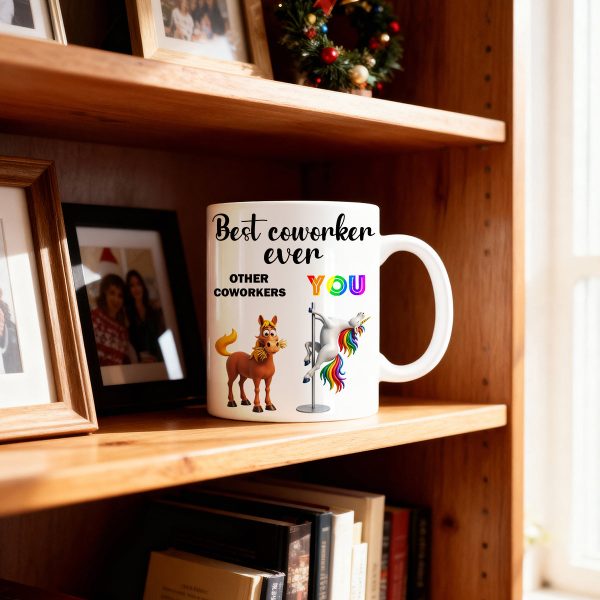 Funny Unicorn Coworker - Personalized Mug - Christmas Gift for Coworker, White Elephant Funny Unicorn Coworker - Personalized Mug - Christmas Gift for Coworker, White Elephant